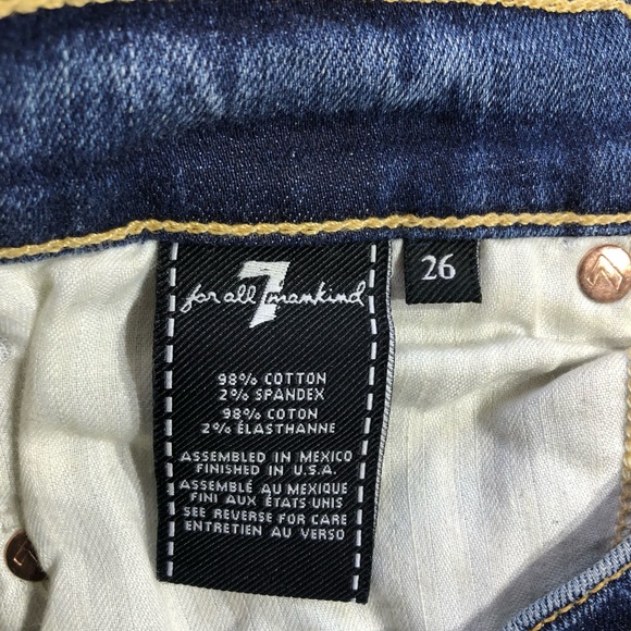 7 For All Mankind Roxanne Ankle Jeans - Picture 8 of 9